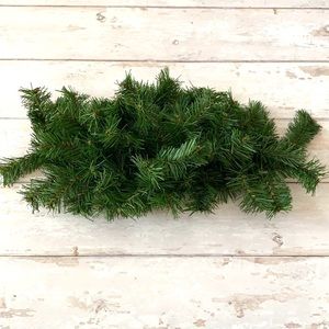 Christmas Holiday Centerpiece DIY Pine Branch Blank Green Faux Plants Artificial